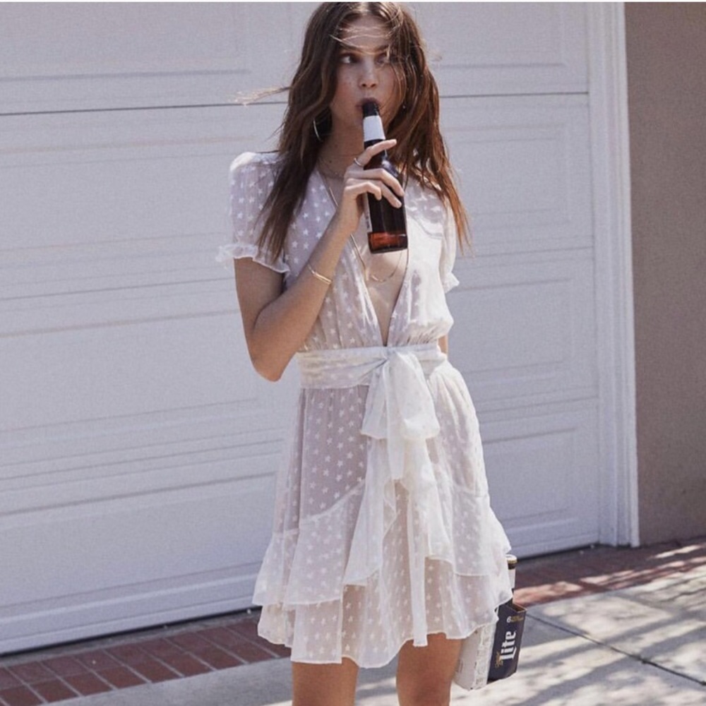 For Love & Lemons Firecracker Mini Dress